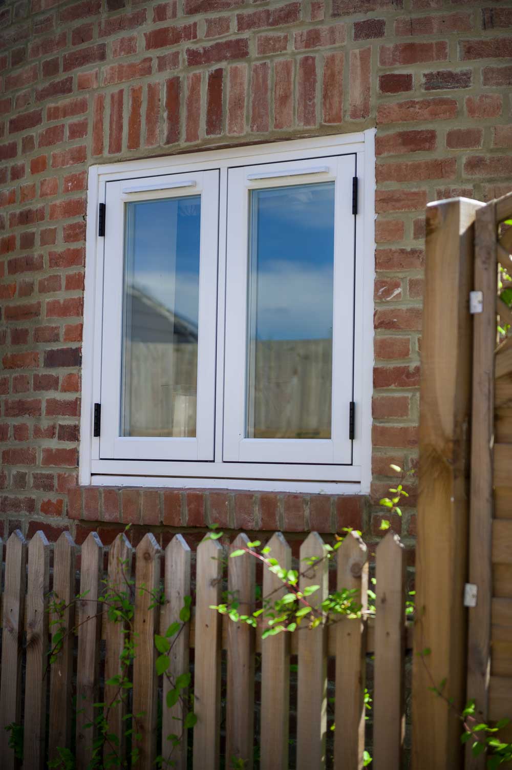 white upvc flush casement windows surrey