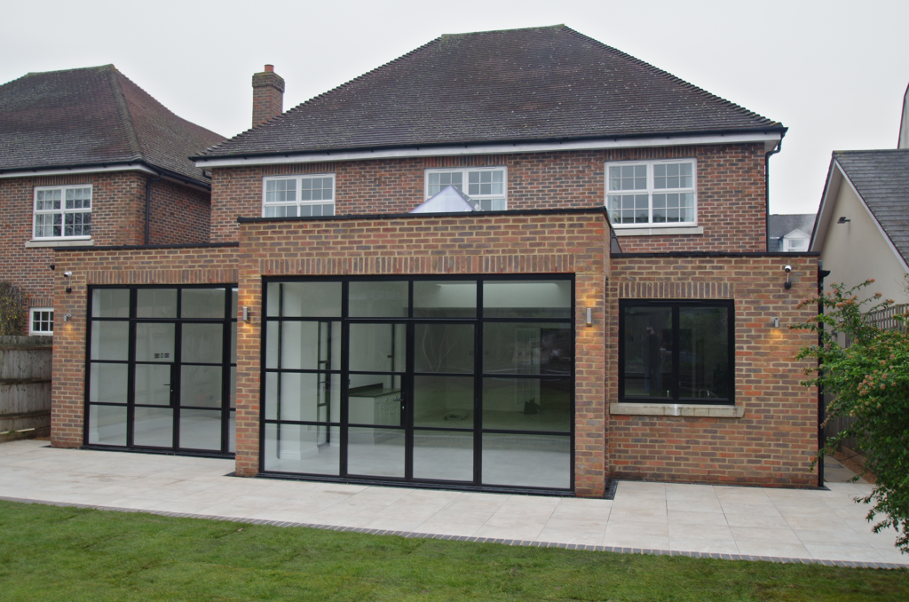 steel look windows