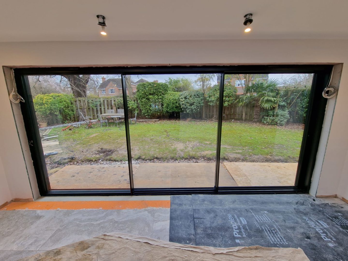 Frameless Sliding Patio Doors Installed in Surrey GHI Windows