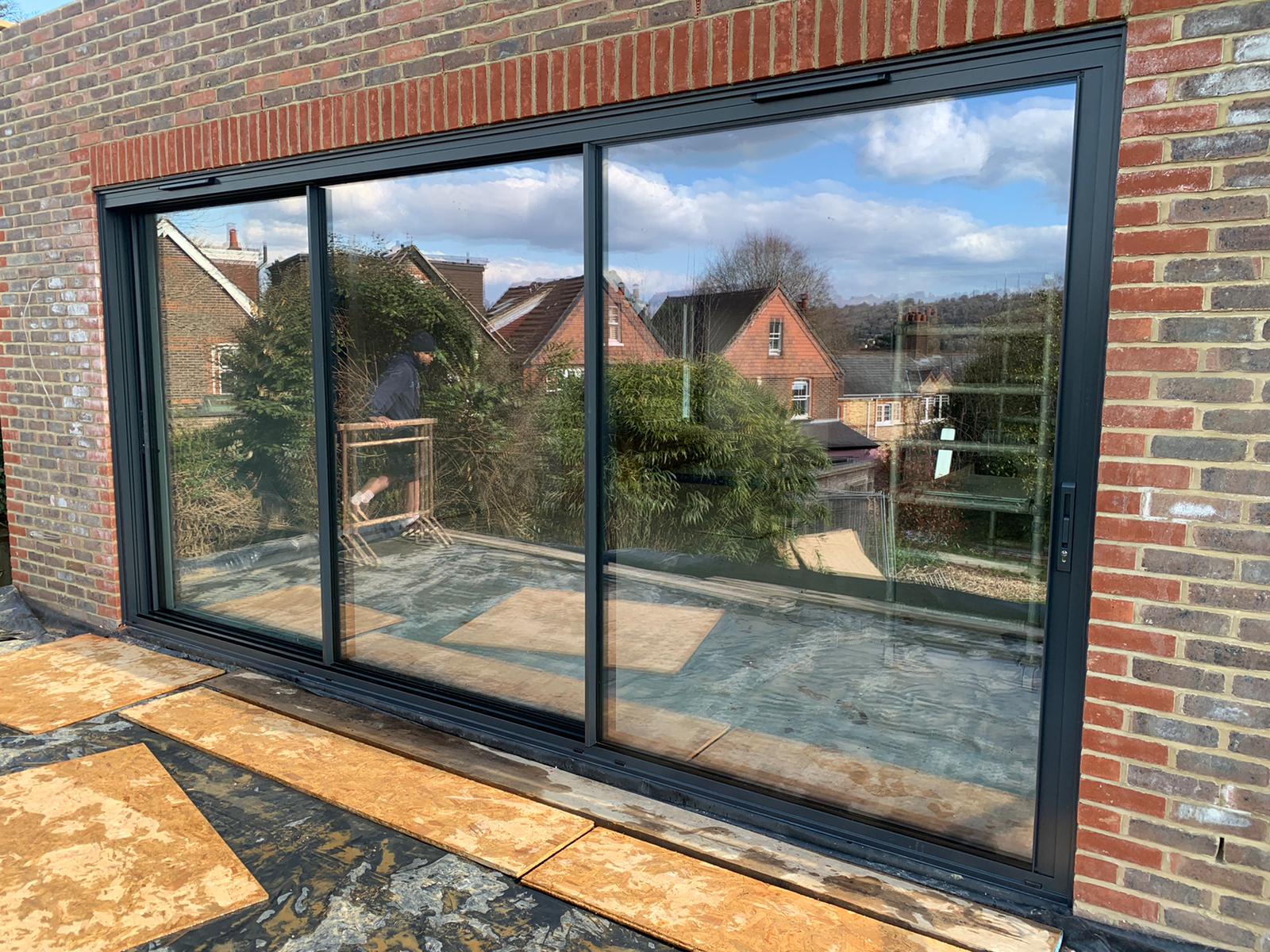 grey sliding patio doors surrey