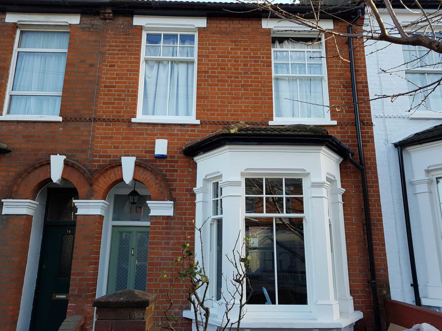 terrace with sash windows Banstead