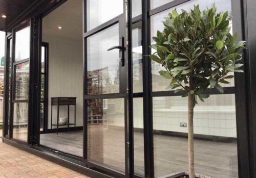 external steel look doors
