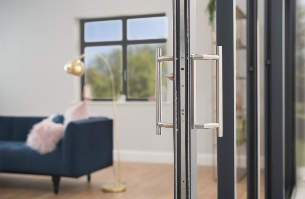 close up of origin sliding door