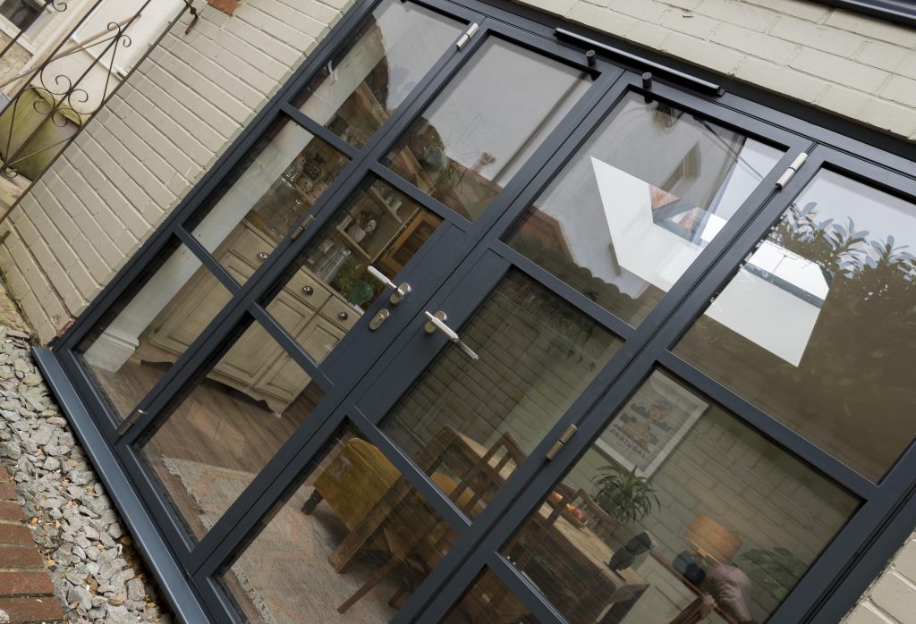 origin aluminium french doors external