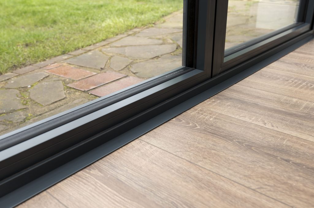 origin aluminium french doors threshold