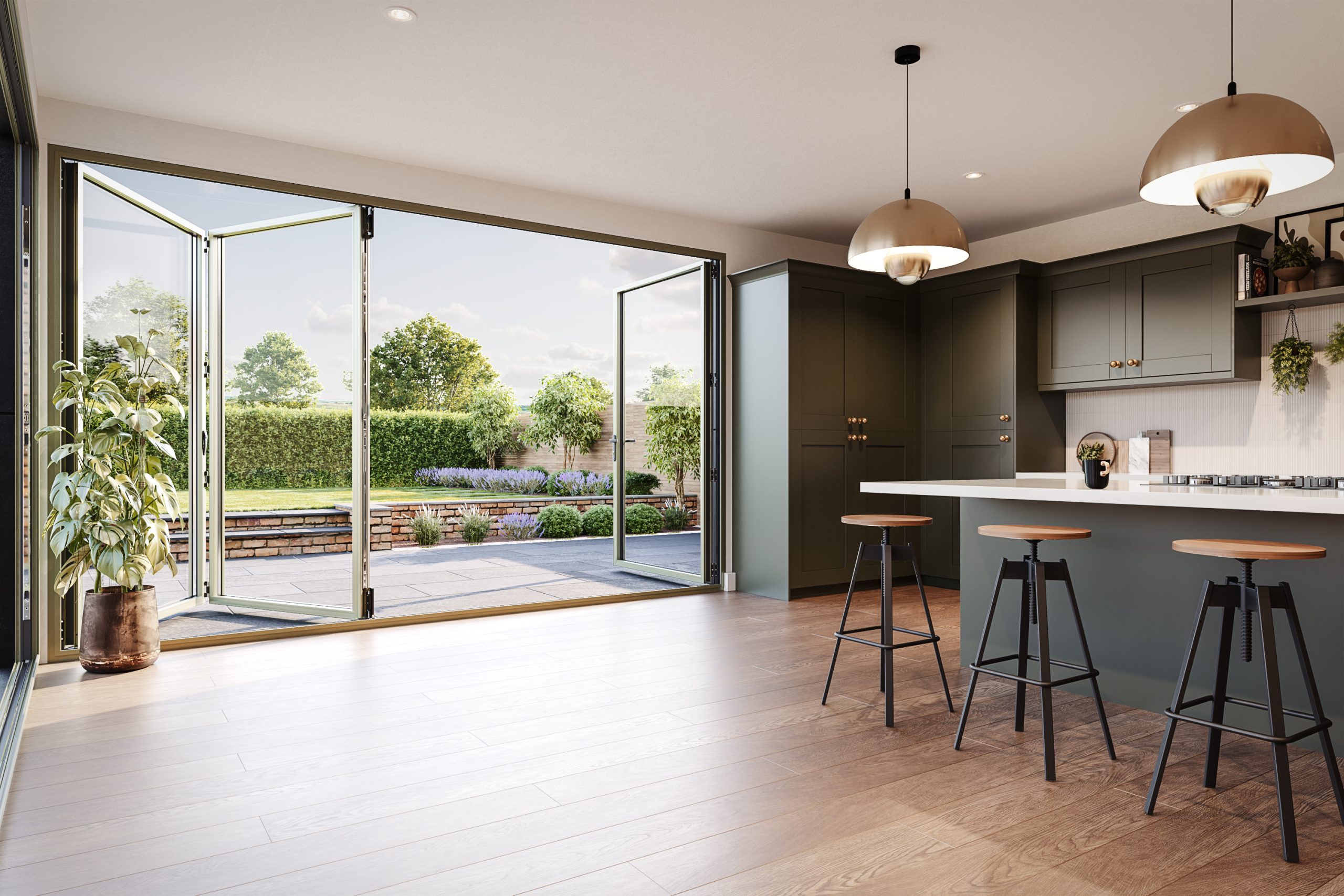 Aluk Iconik Bifold doors