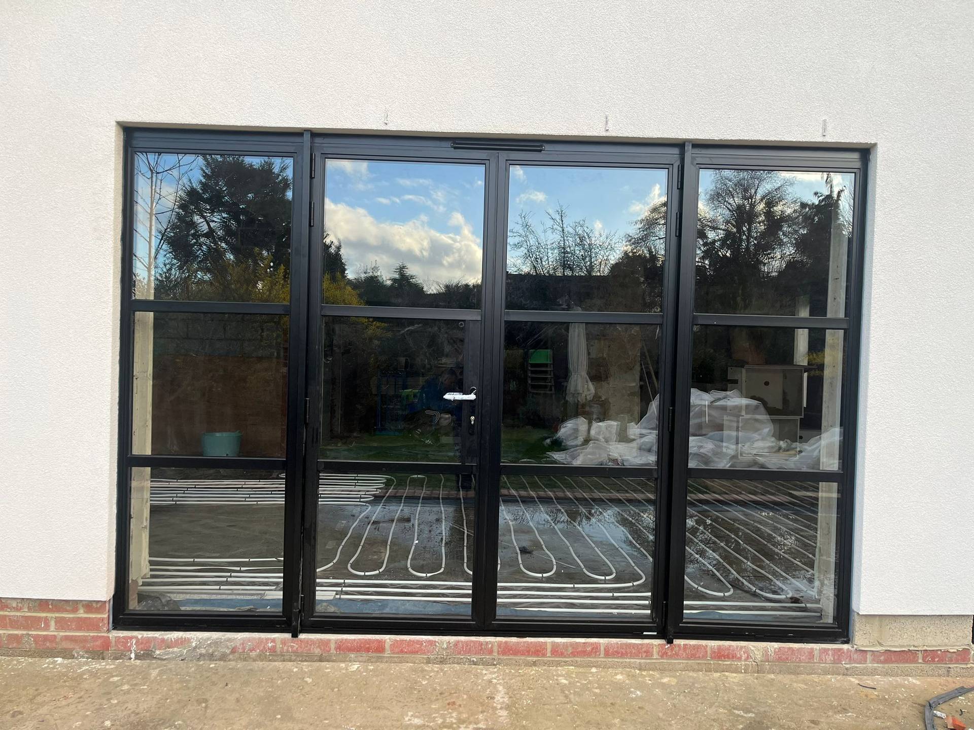 Seamless Integration Of Steel Look Doors With Home Automation